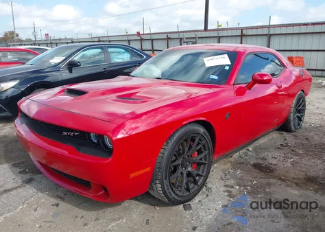 2016 Dodge Challenger Srt Hellcat z USA, uszkodzony, nr VIN 2C3CDZC94GH262985